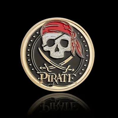Zbirateljski motivacijski kovanec – Piratski zaklad